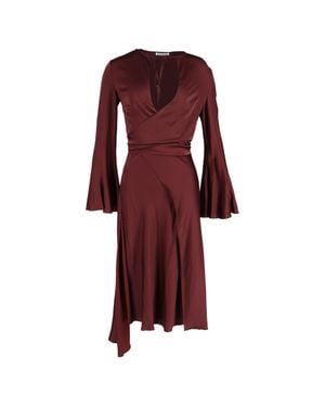 Acne Studios Long Sleeve Dress - Red