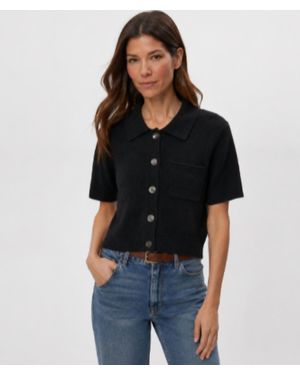 Colorush Harmony Short Sleeve Polo Top - Black