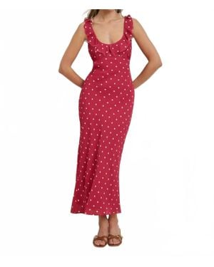 FAVORITE DAUGHTER Blossom Maxi Dress - Red