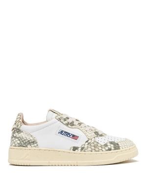 Autry Medalist Low Sneaker - Natural