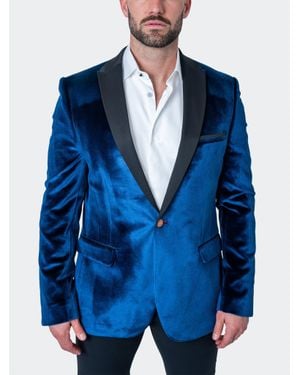 Maceoo Blazer Tesla Velvet - Blue