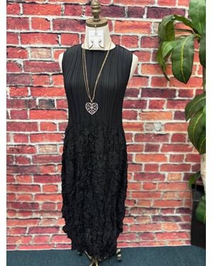 Vanity Couture I Must Have Midi Dress - Black