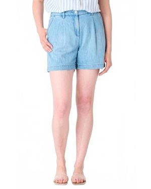Dex Denim Trouser Shorts - Blue