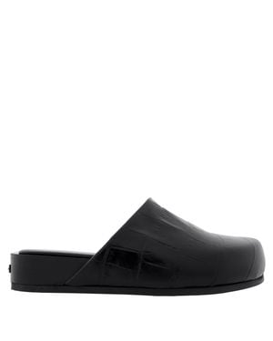 Ferragamo Ferragamo Felicya Leather Slip-On Loafers, Size 7 C - Black