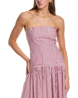 Rowing Blazers Poplin Pinstripe Top - Purple