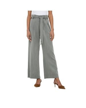 ONLY Viscose Casual Pants - Gray