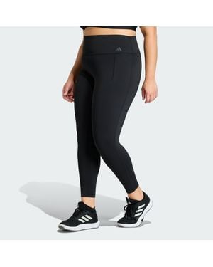 adidas Optime Workout 1/1 Leggings (Plus Size) - Black