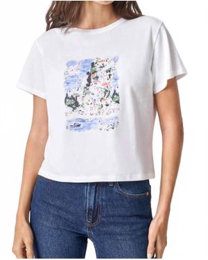 Lilla P Short Sleeve Graphic Tee - White