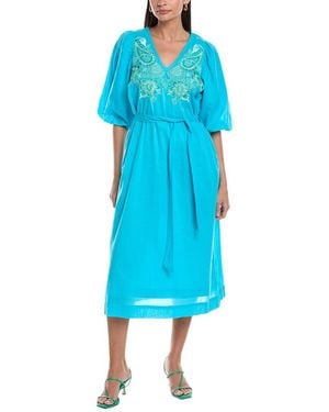 Ro's Garden Naira Maxi Dress - Blue
