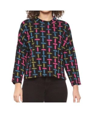 parsley & sage Cher Long Sleeve Top - Black