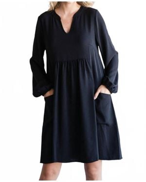 Jodifil Sweet Babydoll Dress - Black