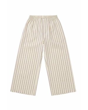 Asher Luna Poplin Pant - White