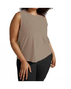 Beyond Yoga Featherweight Rebalance Tank Top - Brown