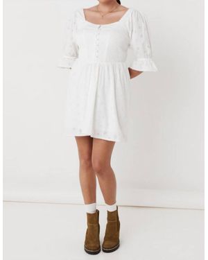 Spell Bo Mini Dress In White