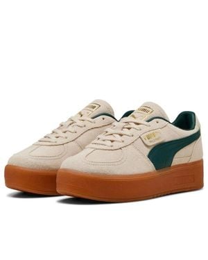 PUMA Palermo Elevata Sneakers Alpine Snow Platform Shoes Hawk3316 - White