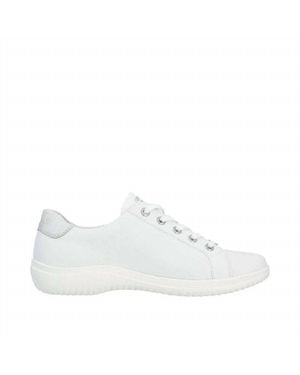 Remonte Lace-Up Sneaker - White