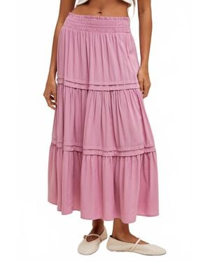 Wishlist Nora Midi Skirt - Pink