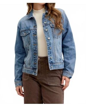 Judy Blue Rigid Magic Boyfriend Jean Jacket - Blue