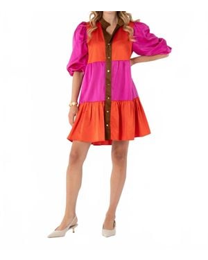Emily Mccarthy Sadie Tiered Mini Dress