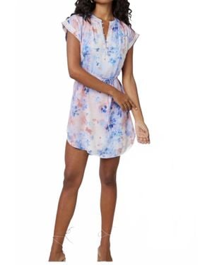 Bella Dahl Floral Mini Dress - Blue
