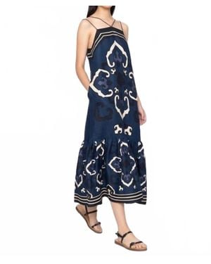 Sea Blaise Midi Dress - Blue