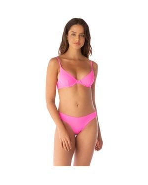 Maaji Sublimity Bikini Bottom Radiant Stretch Swimwear Gbo2450 - Pink