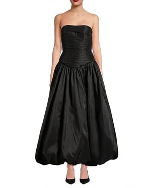 Hutch Georgina Bubble Cocktail Midi Dress - Black