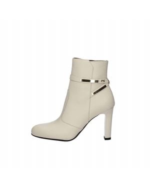 Nero Giardini Velvet Ankle Bootie - Natural