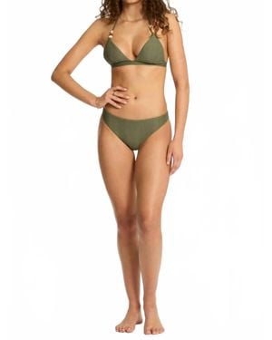 Sea Level Caracus Regular Cheeky Bikini Pant - Natural