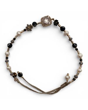 Tai Handmade Mixed Media Bracelet - Metallic