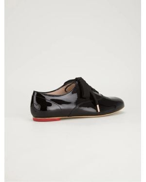 Hogan Patent-Leather Oxford Shoes - Black