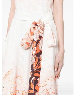 Saiid Kobeisy Crepe Printed Jumpsuit - Pink