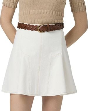 PAIGE Adaline Mini Skirt - Natural