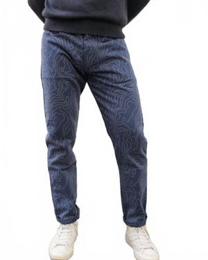 Alex Crane Canvas Cham Pant - Blue