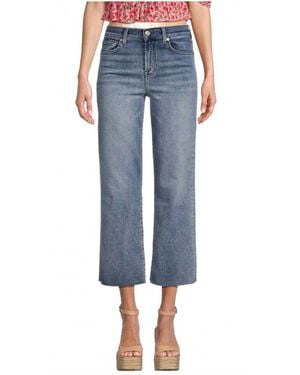 7 For All Mankind Cropped Alexa Jeans - Blue