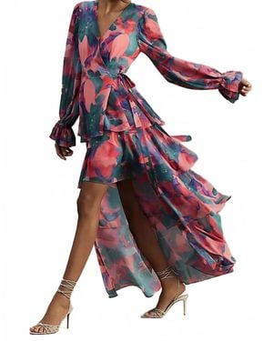 Hutch Bardot Dress - Multicolor