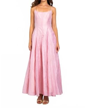 Lavender Brown Amalia Maxi Dress - Pink