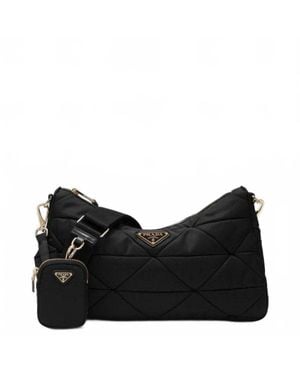 Prada Re-Nylon Large Padded Bag - Black