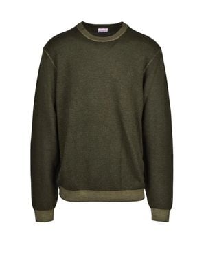 Sun 68 Merino Wool Crewneck Sweater - Green
