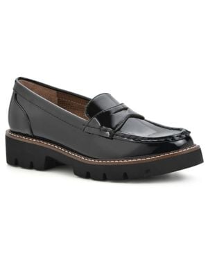 White Mountain Gunner W33527 Loafers Comfort Shoes Ver1512 - Black