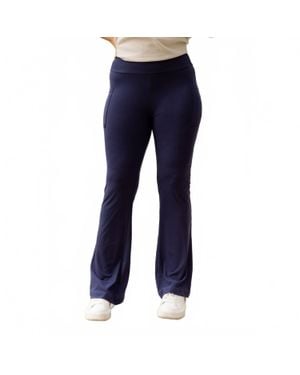 Julia Rose Mila Bootcut Leggings With Pockets - Blue