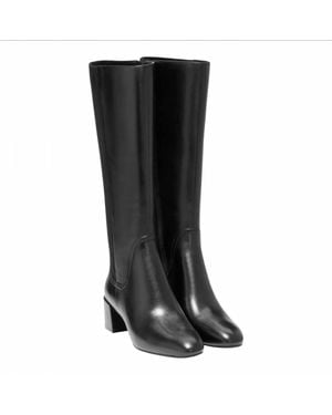 Cole Haan Knee High Riding Boot - Black
