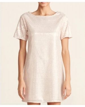 Laundry by Shelli Segal Sequin Shift Dress - Natural