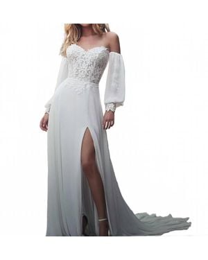 Mori Lee Prospera Wedding Dress - Gray