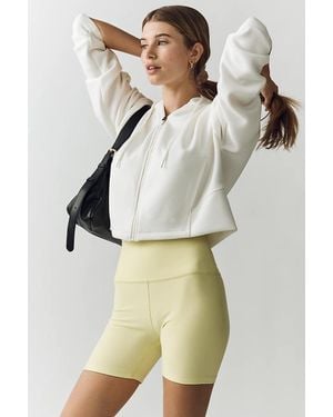 Beyond Yoga High-Rise Biker Shorts - Natural