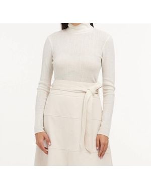 Tanya Taylor Kayden Knit Top - Natural