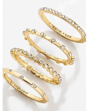 BaubleBar Morgan Ring Set - Metallic
