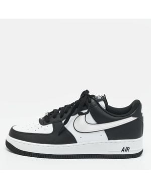 Nike Air Force 1 07 Swoosh Panda - Black