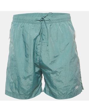 Kith Logo Embroidery Nylon Shorts - Green