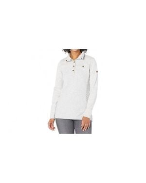 L.L. Bean Quilted Sweatshirt Mock Neck Tunic - Black
